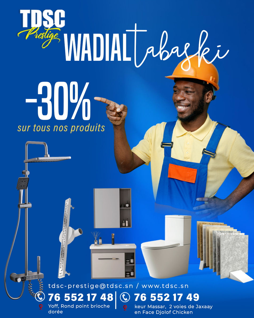 WADIAL TABASKI chez TDSC Prestige&nbsp;!  Profitez...
